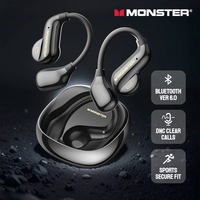 Monster Open Ear AC390 Bluetooth 6.0 Earphones DNC Noise Cancelling Bluetooth Headphone OWS Wireless Sports Headsets with Mic