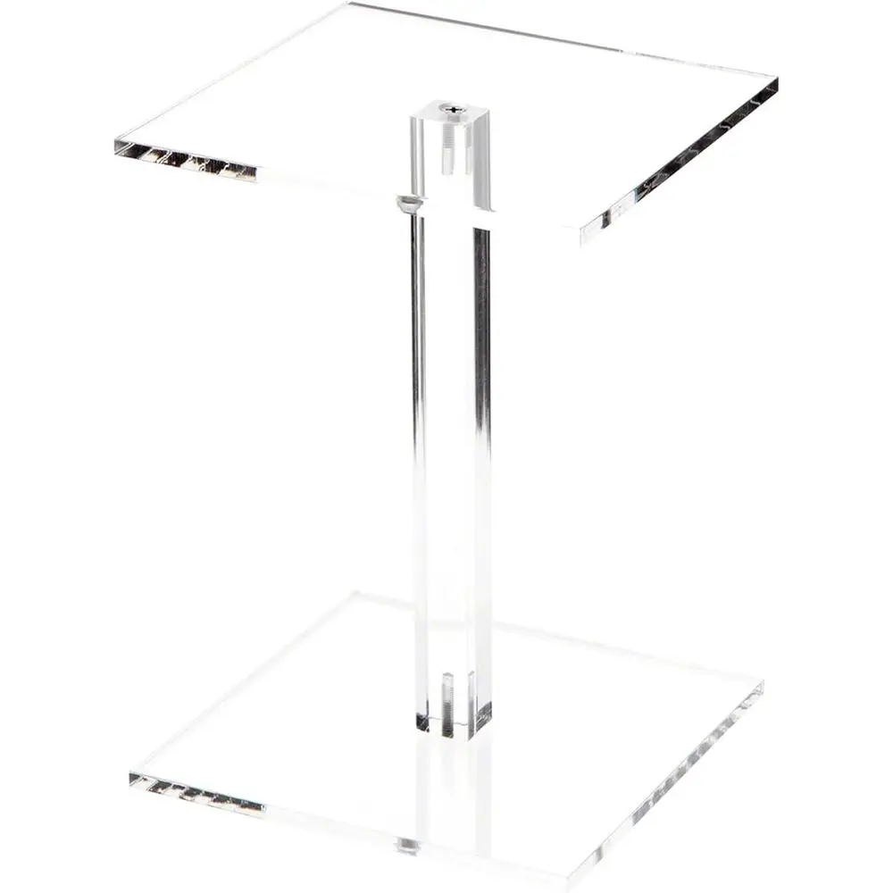 

Acrylic Square Display Stand, 8.5 High x 6 Wide x 6 Deep, 1/4 Thick, 3-Piece Set