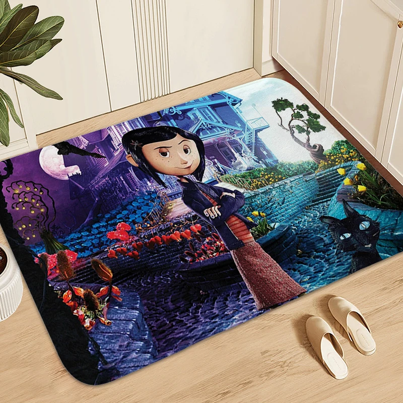 Anime Carpet for Bedroom C-Coralines Entrance Door Doormat Washable Non-slip Kitchen Mats Modern Home Decoration Living Room Rug