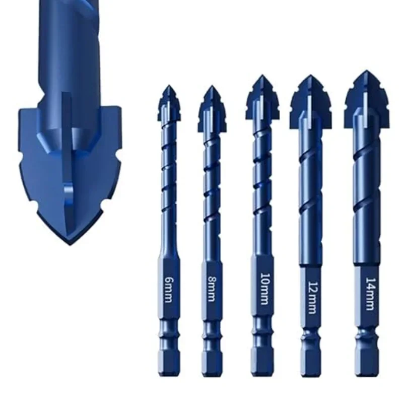 BIESUO High Hardness Eccentric Drill Precision Drilling 6/8/10/12/14mm Glass Tile Ceramic Punching Rock Slab Drill Bit Offset