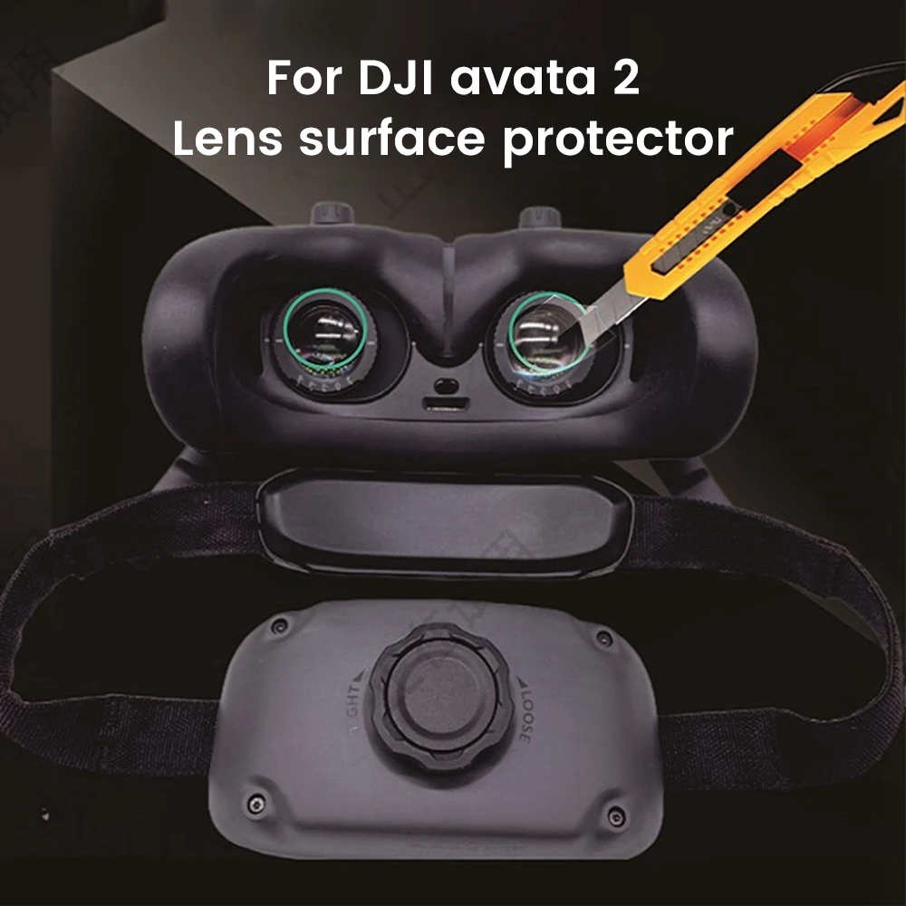 غشاء واقي لمستشعر مضاد للخدش ، أغشية حماية نانو لـ DJI Avata 2 ، إكسسوارات الطائرات بدون طيار ، غشاء مقسى للنظارات الواقية 3