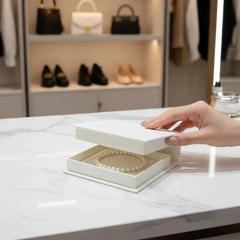 Jewelry Making Supply Portable Flip Book Magnetic Box Sturdy Jewelry Display Packaging Case Travel Business Handcraft Storage