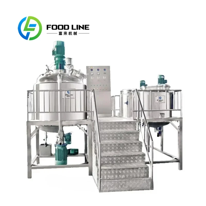 Heavy Duty Liquid Homogenizer Mixer with Electric Heating for Shampoo Detergent and Cosmetic Cream Processing Customize