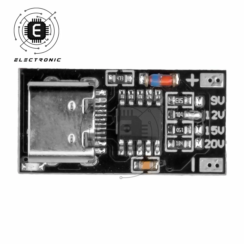 1Pc PD/QC 디코이 보드 고속 충전 USB 부스트 모듈 Type-c