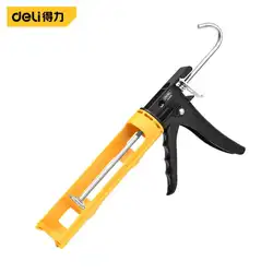 Deli 1 Pcs 9'' Nylon Glue Press Guns Thicker Push Rod with Magnetic Function Glue Gun Multifunctional Woodworking Hand Tools