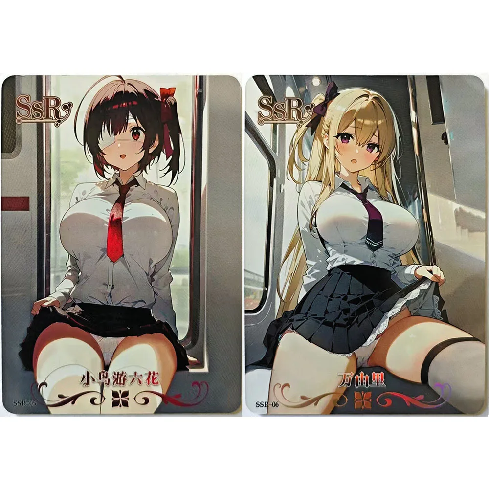 Anime Godin Verhaal SSR Takanashi Rikka Hatsune Miku Premium Flash Collectible Card Kerst Verjaardagscadeau Bordspel