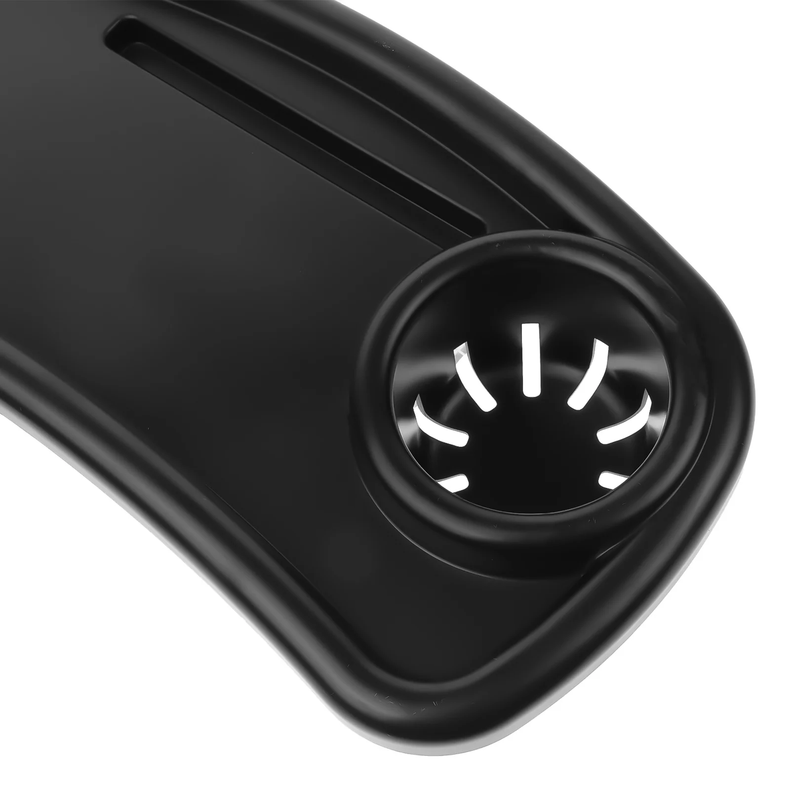 

Universal Stroller Tray Removable Plastic Black Snacks Drinks Holder Baby Stroller Food Storage Practical Long Use Simple