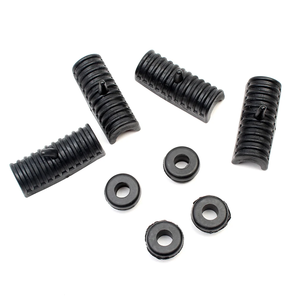 

Motorcycle Black Hard SaddleBag Rubber Grommet Support Cushion Case For Harley Touring Road King Street Electra Glide 1998-2013