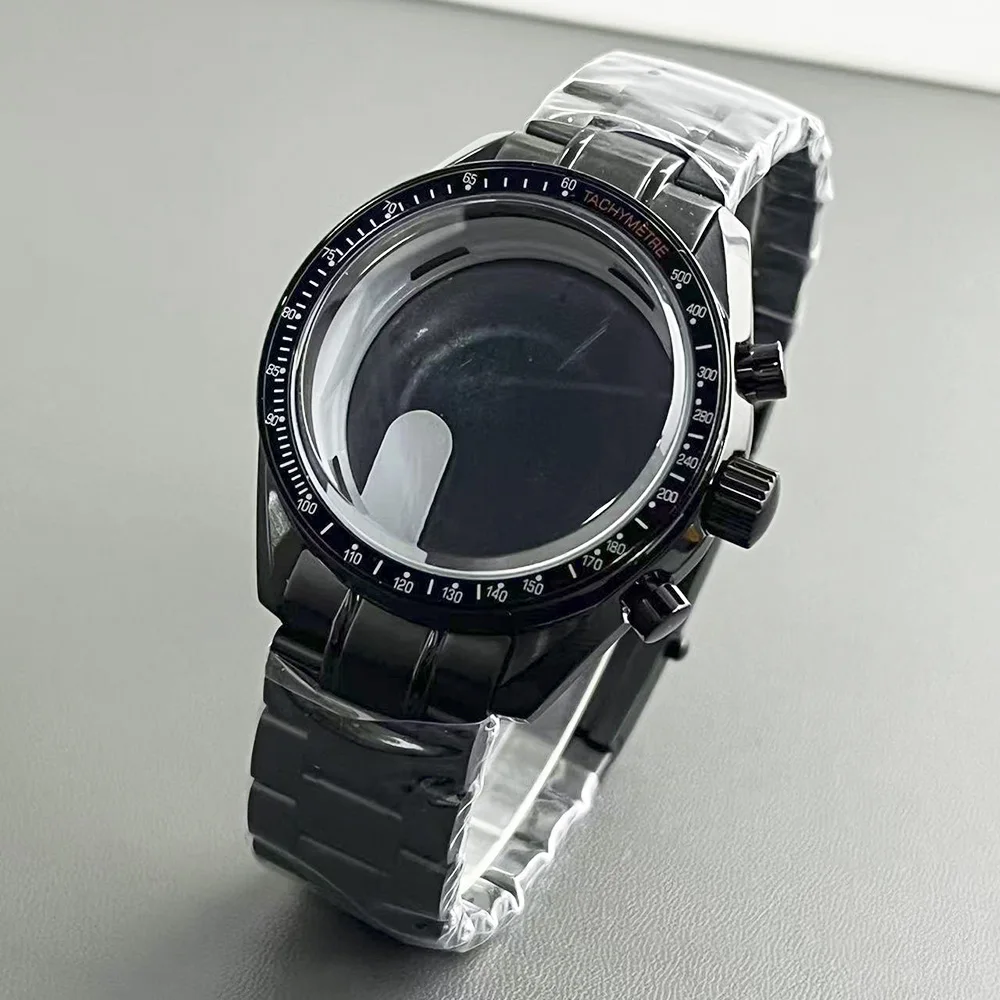 

Черный корпус из нержавеющей стали 40 мм, ремешок из нержавеющей стали, сменный компонент кварцевого механизма с хронографом vk63/vk64