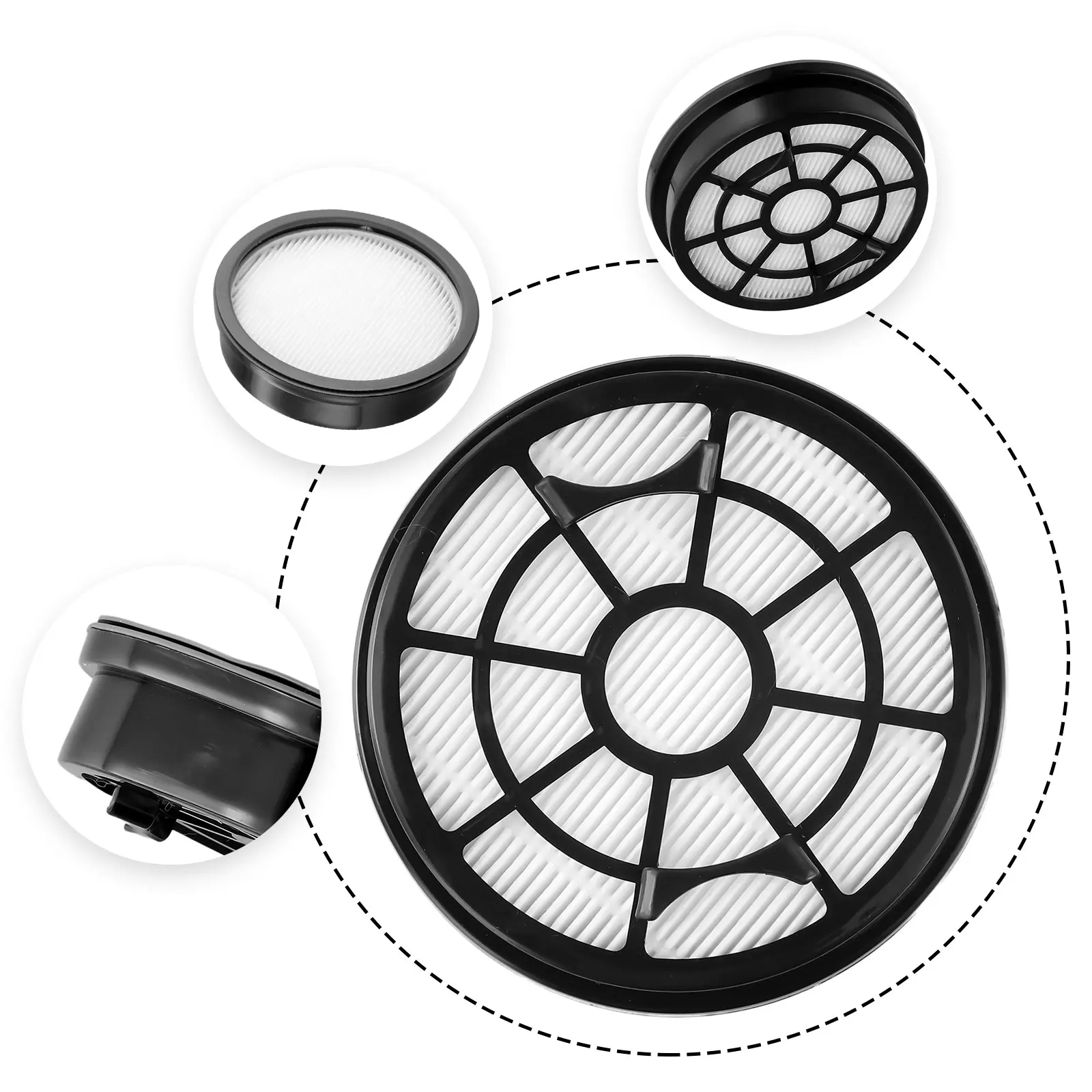 Filtro de escape para aspiradora Swift Power Cyclonic RO2932EA, accesorios de repuesto para aspiradora Barre Roboat, RO2933EA