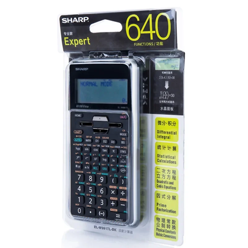 Imagem -06 - Sharp Scientific Function Calculator El-w991tl Competição Física Exame de Entrada da Faculdade Exame Aplica-se