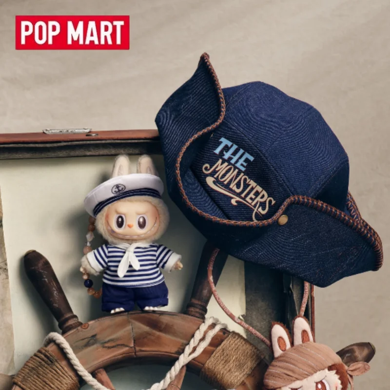 

POP MART LABUBU The Monsters Devliegende Series Sailor LABUBU Plush Doll Blind Box Toy Anime Action Figure Surprise Mystery Box