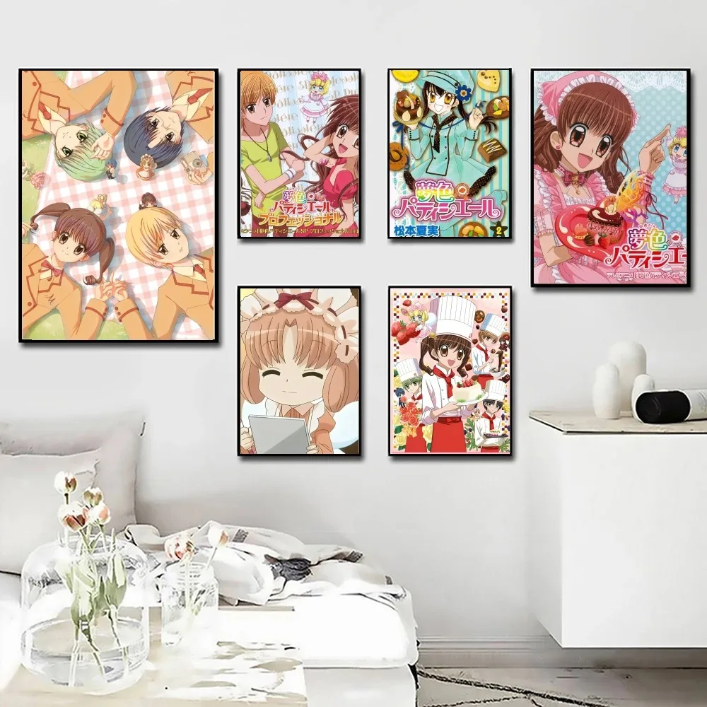 1pc Yumeiro Patissiere Anime Poster Poster Art Print Bar Living Room Furniture Decor