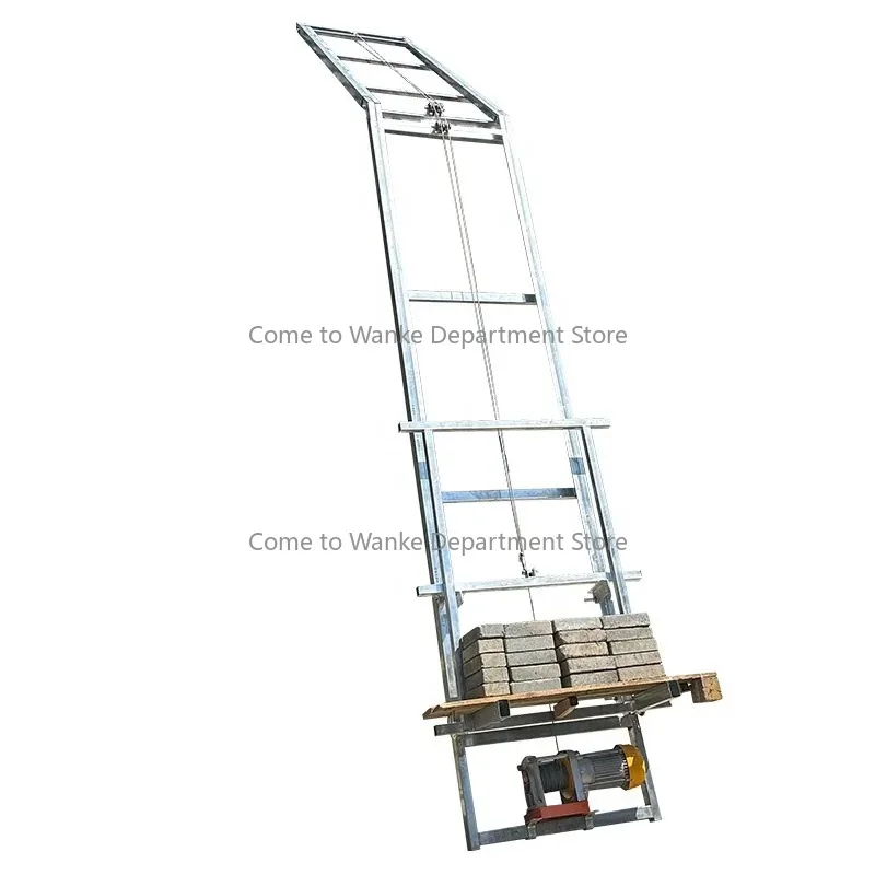 

Safety High Speed Solar Panel Vertical Mounting Roof Lifting Elevator Ladder Lift