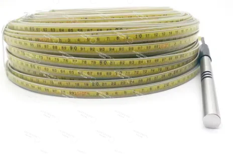 100m Instock High Tensile Steel Water Level Meter Tape Well Depth Meter Ruler Cable with Sensor