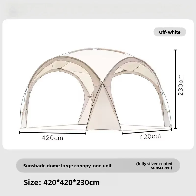 Durable Luxury 10 Person Waterproof Oxford Dome Two Bedroom One Living Room Portable Reusable Outdoor Camping Canopy