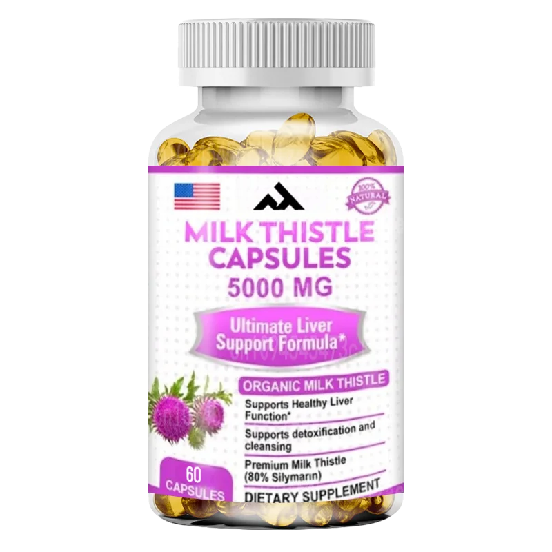 

Milk Thistle Dandelion Root Supplement - Liver Health Support, Antioxidant Support, Detoxification