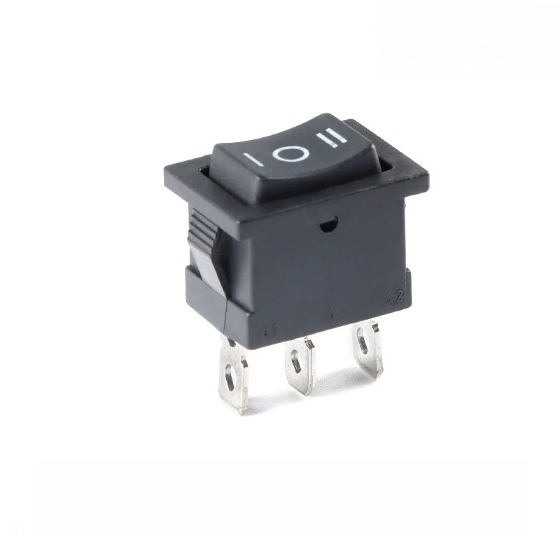 1 PCS KCD1 3-Pin 2/3 Position Boat Car Rocker Switch 6A/10A 250V/125V AC Red Black Button Best Price for Auto Accessories