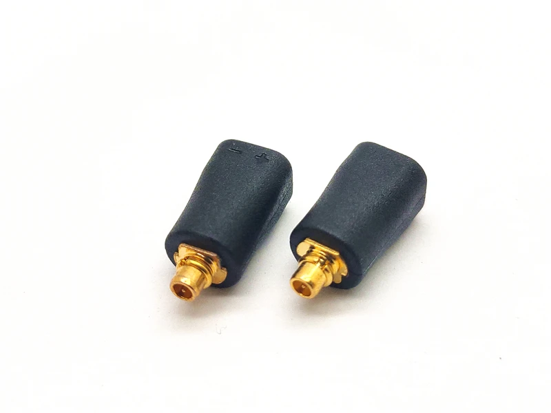 1 pair 2pin 0.78mm to MMCX adapter mmcx to 0.78mm 2 pin interface conversion connector for iem earphone cable wire