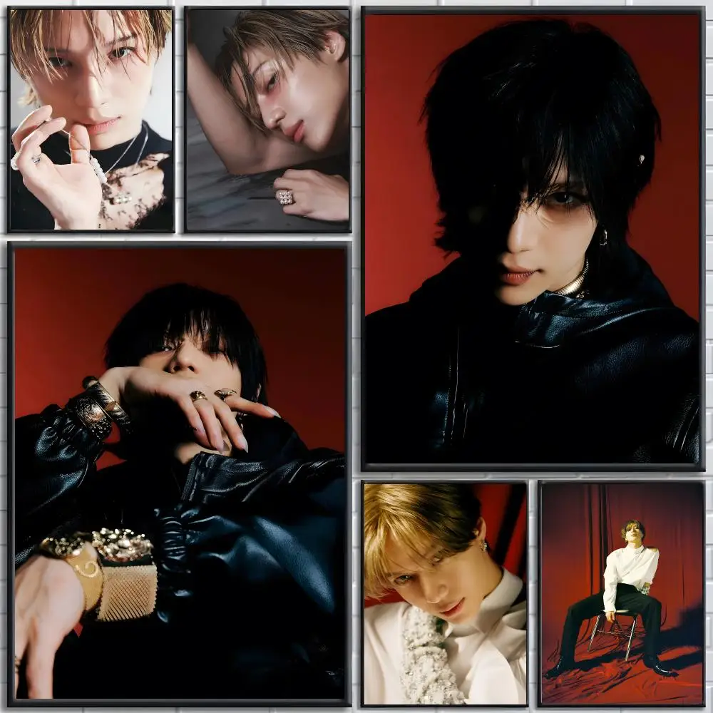 T-Taemin Poster posters for bedrooms and living rooms high definition cartoon movie-themed wall art.