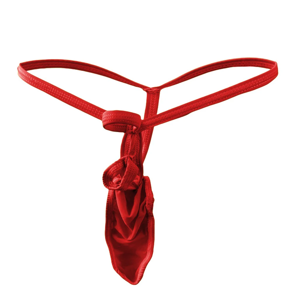 

Sexy T-Panties Men Pouch Thong Panties Bikini Pouch G-String Comfortable Underwear Jockstrap Low Rise Briefs T-back Underpants