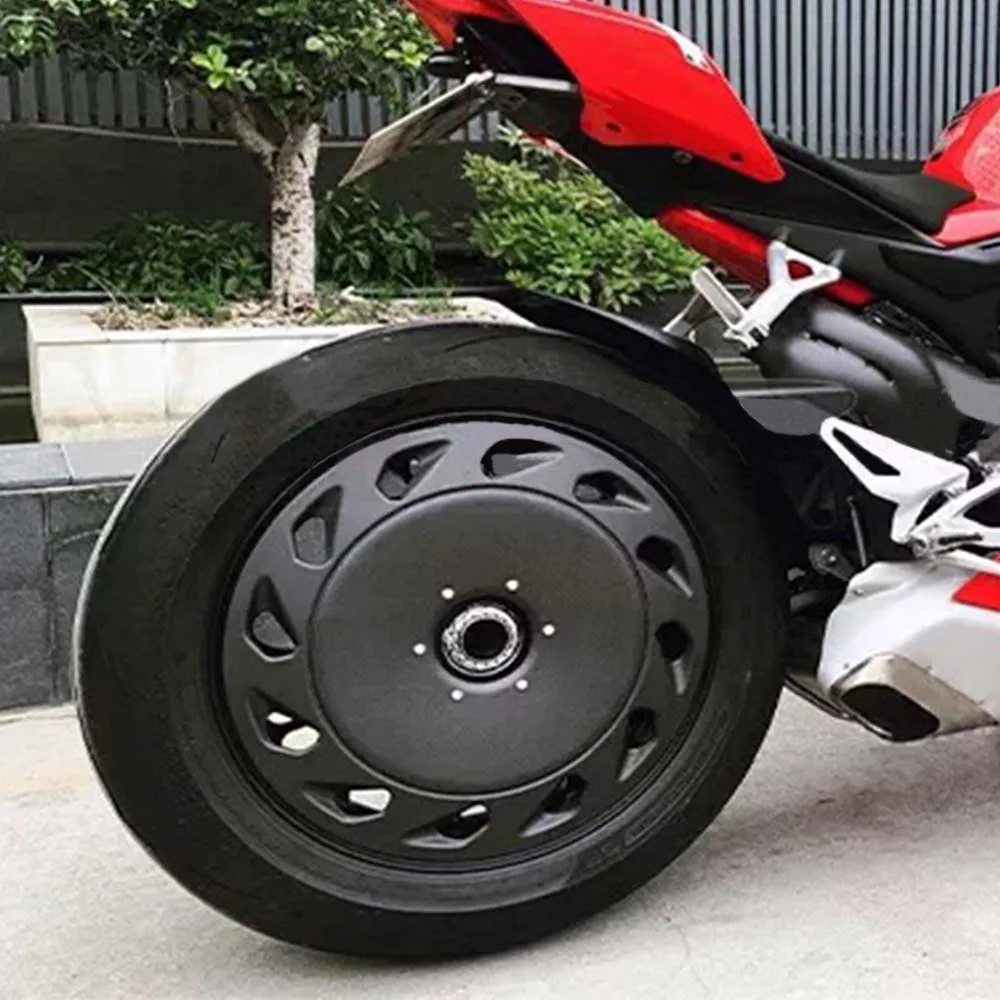 For Ducati Panigale Streetfighter V2 V4 V4S V4R 2018-2023 2024 Motorcycle Carbon Fiber Rear Wheel Cover  Fairing black Matte