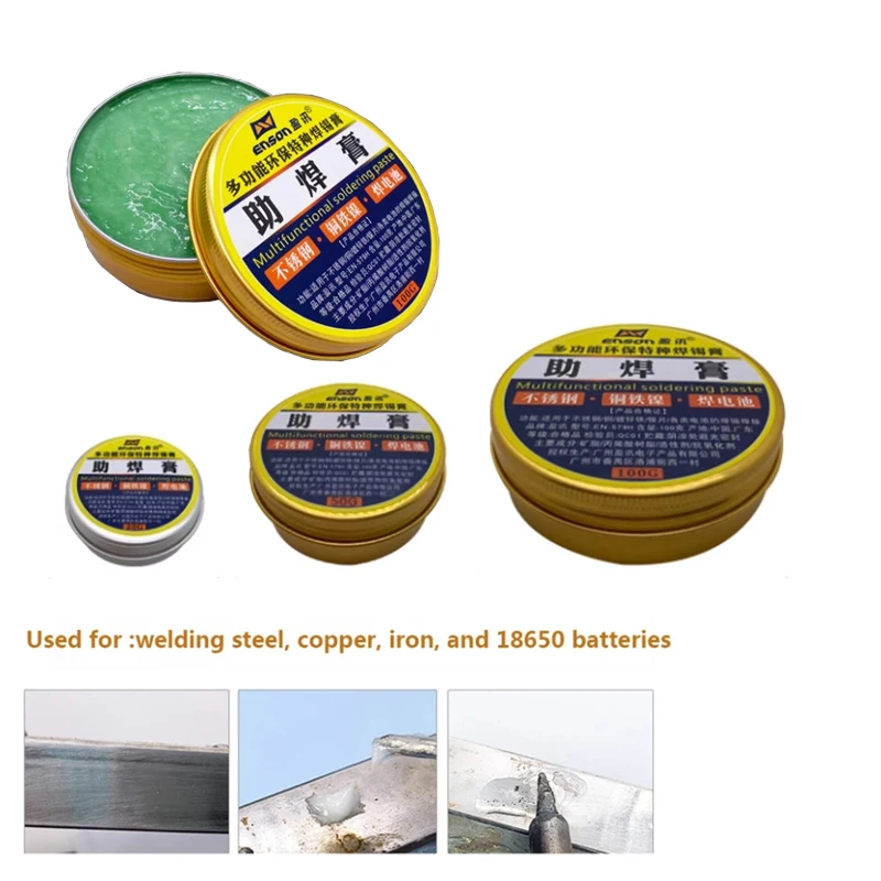 Multifunctional Solder paste Flux Environmental Metal Welding Repair/Rework Flux Solder For Stainless Steel/Copper/18650 Battery