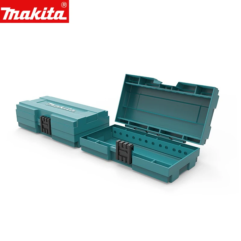 Makita-オリジナル部品収納ボックス,射出成形ハードウェアツール,家庭用ネジ,電子部品,ドリルビット,落下防止ボックス