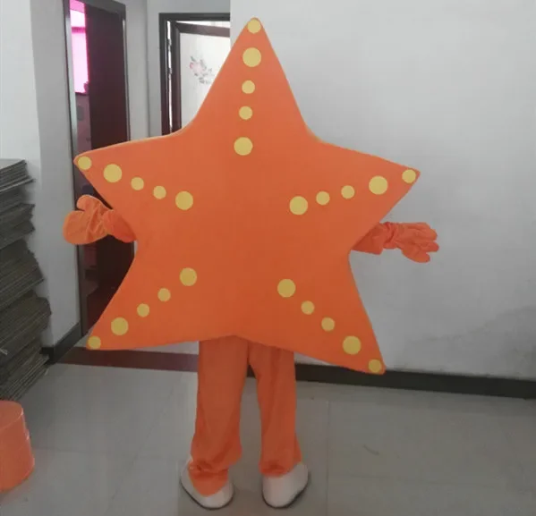 Star Fish Mascot Costume Sea World Creatures Cartoon Character Mascotte Outfit Suit Halloween Fancy Dress