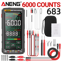 ANENG 683 6000 Count Smart Touch Screen Multimeter Rechargeable Ammeter AC/DC Voltage Current Tester NCV Diode Electrician Tool