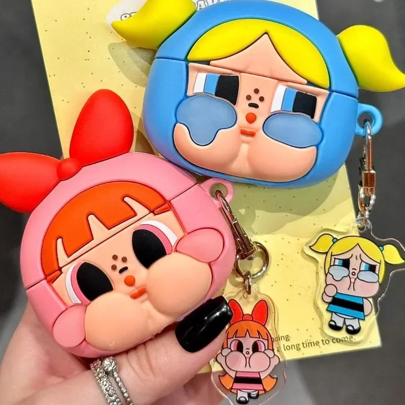 Защитный чехол с героями мультфильмов The Powerpuff Girls Season airpodspro, чехол для беспроводных Bluetooth-наушников Apple 1/2 поколения, новый 3