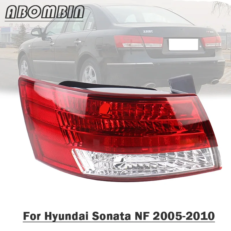 Auto Rear Bumper Light Tail Light Cover Brake Lamp Brake Light Housing For Hyundai Sonata NF 2005 06 07 08 0910 92401-3K000