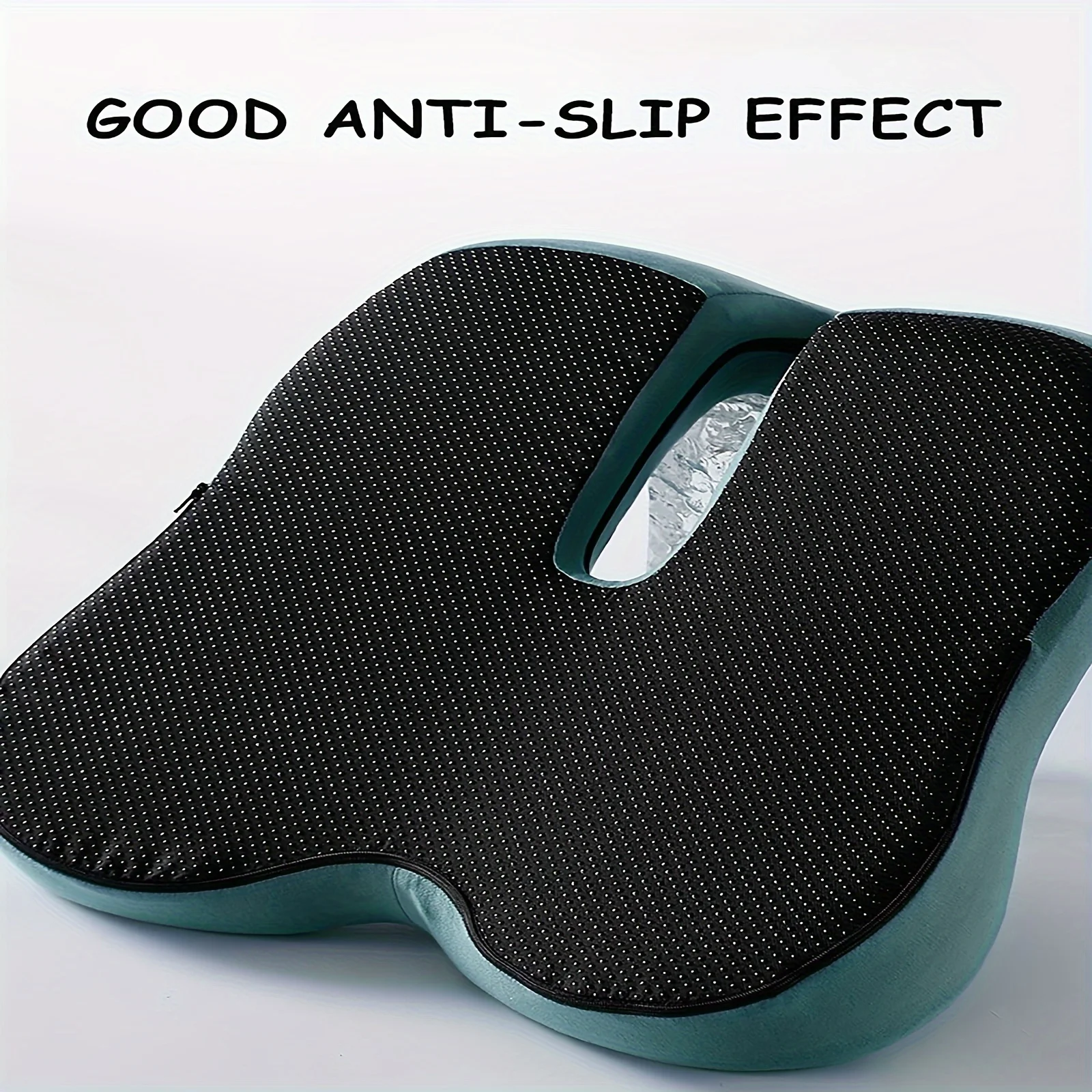 Memory Cotton One-piece Seat Cushion Backrest Integrated Student Office Chair Cushion Car Waist Protection Pad Fart Pad