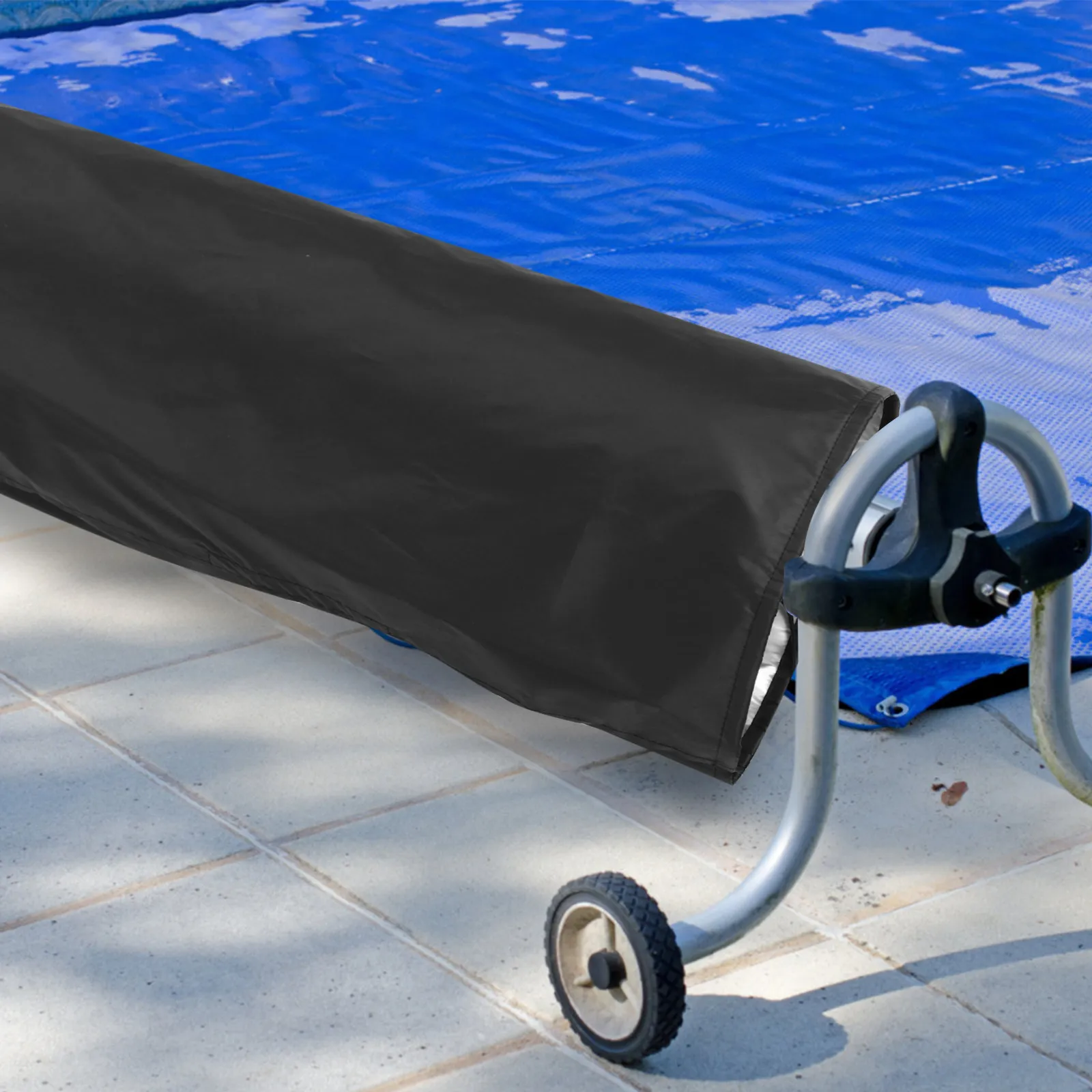 

Черное утолщенное водонепроницаемое зимнее защитное солнцезащитное покрывало для бассейнов, для наземных и уличных бассейнов