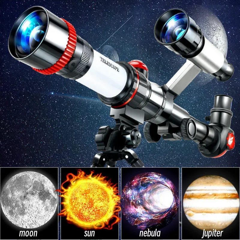 20X 30X 40X HD Professional Astronomical Monocular Telescope for Stargazing Scientific Experiments Outdoor Observation