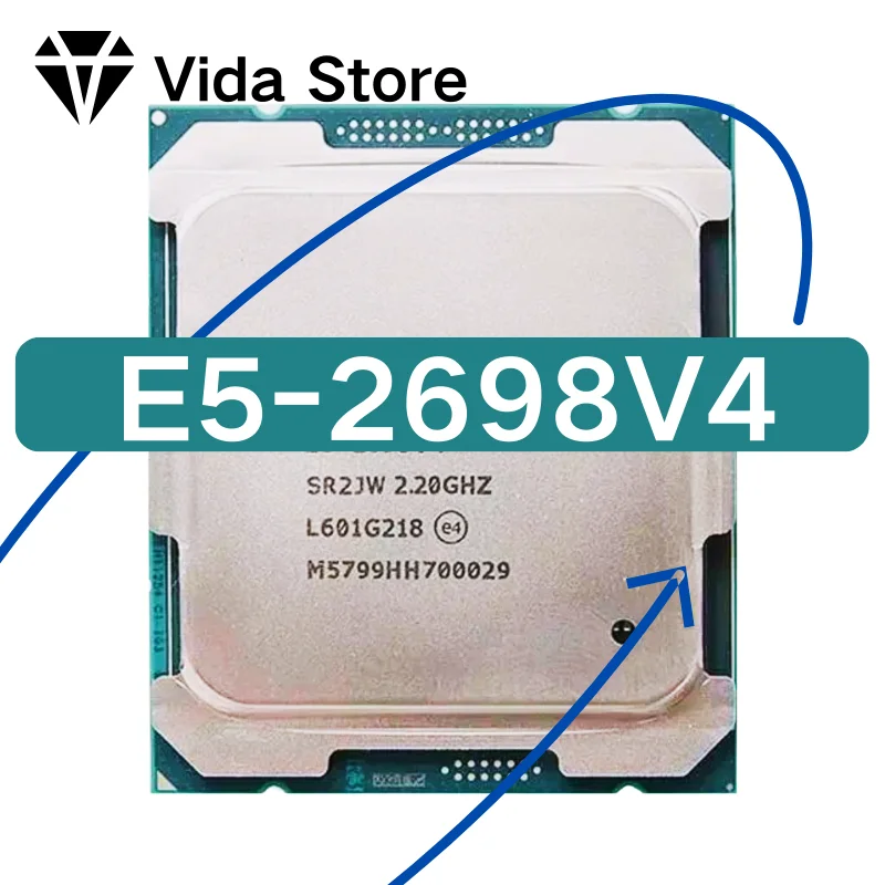 

Xeon OEM Version E5-2698V4 E5 2698V4 E5 2698 V4 E5-2698 V4 2.20GHz 20-Cores 50M FCLGA2011-3 135W