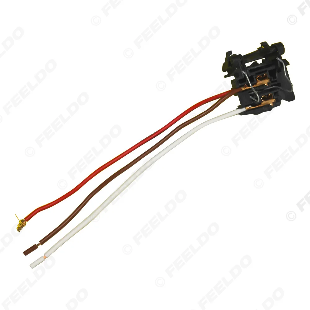 Car Headlight Bulb Base Holder Wire Adapter For Ford Mondeo Halogen Lamp Socket Connector Wiring Harness