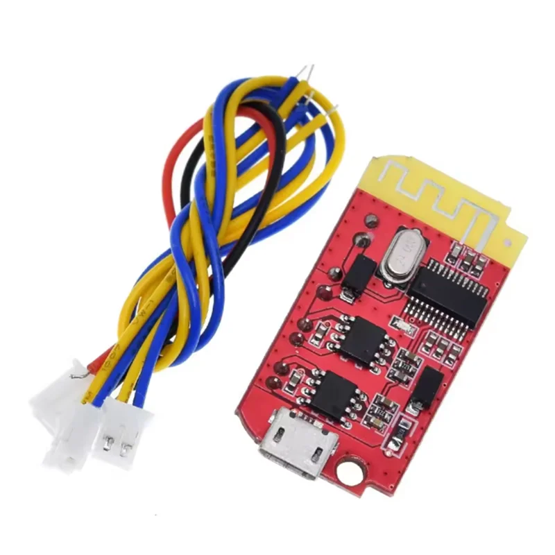 CT14 Micro 4.2 Stereo Bluetooth Power Amplifier Board Module 5VF 5W+5W Mini with Charging Port for Refitting Idle Sound Box