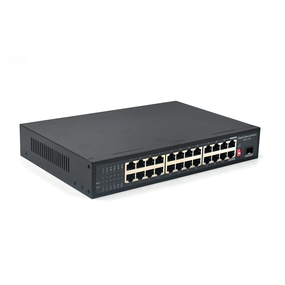 Wanglink 24 Port Gigabit Ethernet Switch 24 Ports 10/100/1000Mbps Lan Network Switch Support 250 Meters Extend and VLAN