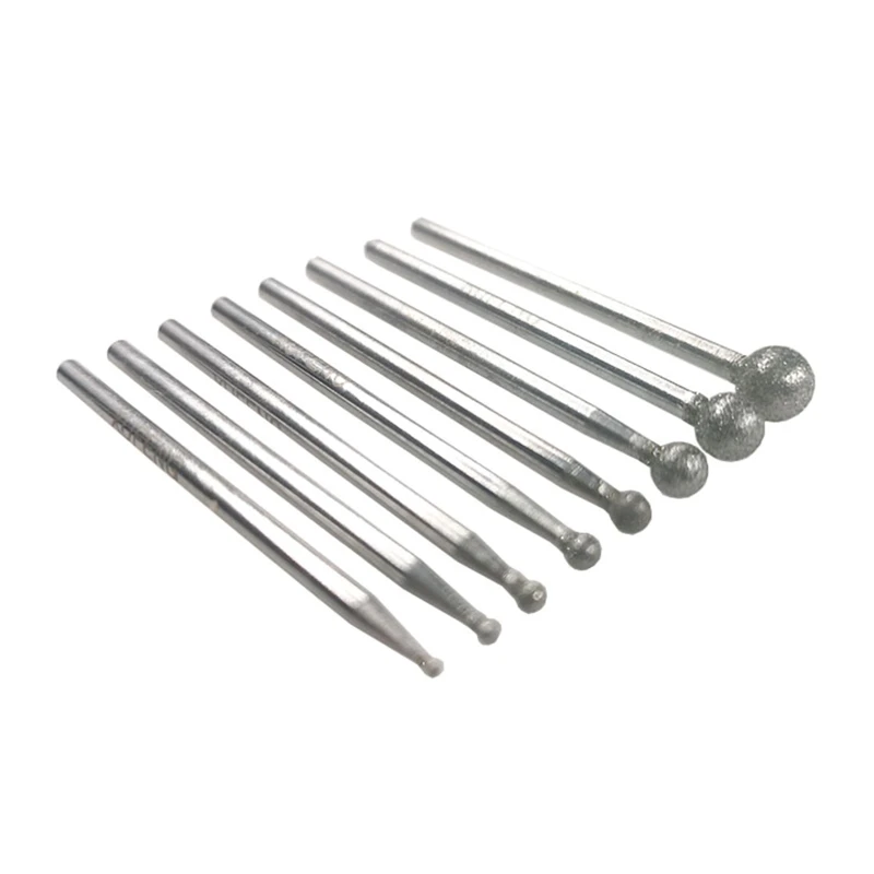Rettifica lucidatura sferica per testa con gambo da 2,35 mm per utensili rotanti per Rotary T Drop Shipping
