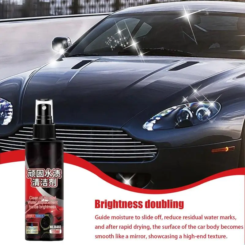 Car Cleaning Spray 120ml Automotive Car Cleansing Agent Auto Stain Remover Degreaser Auto Detailing Supplies Car Exterior Care