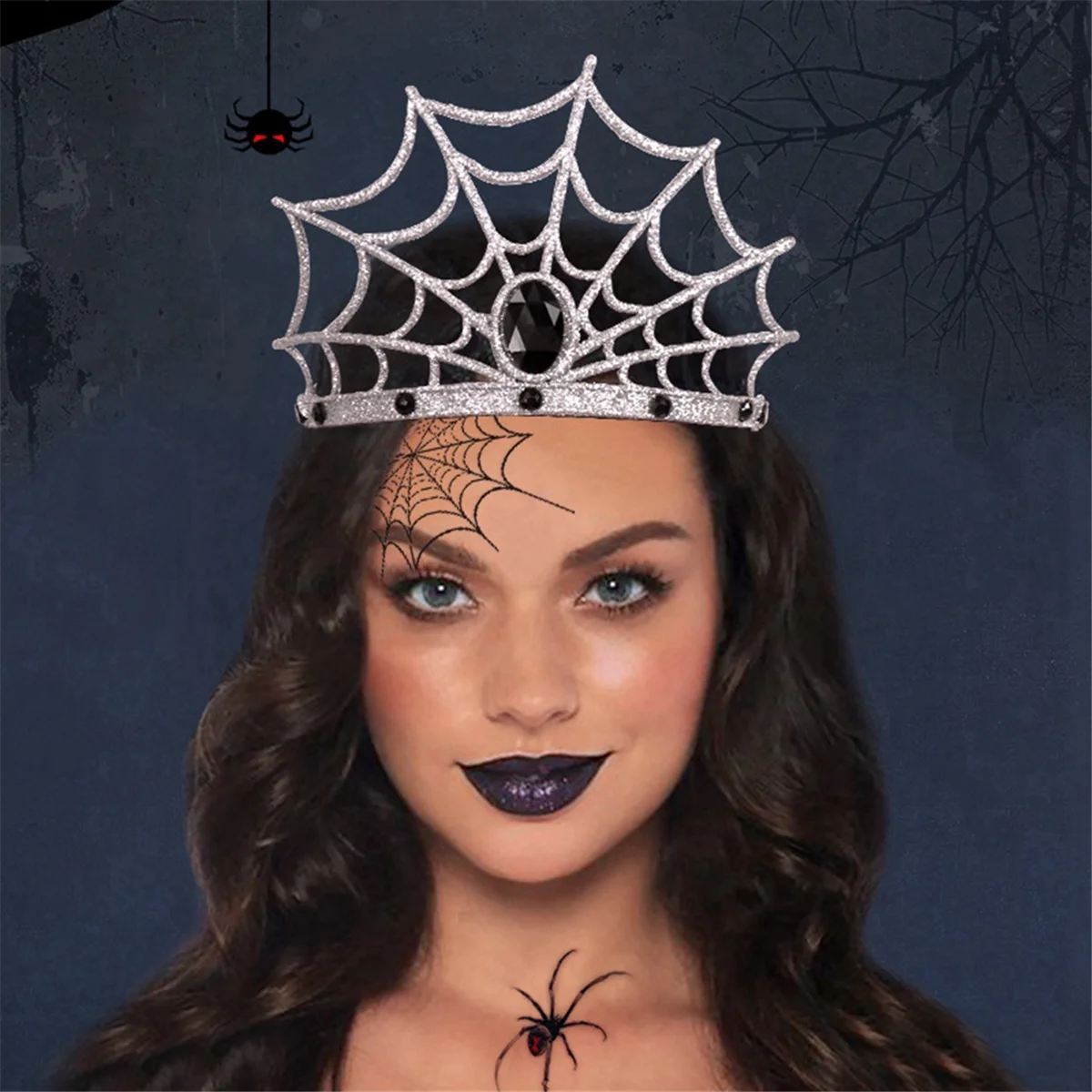 

Durable Halloween Spider Queen Crown,COSPLAY Dress Up