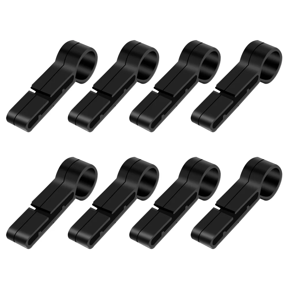 8 Pcs Headlight Buckle Headlamp Attachment Hardhat Clips for Filling Holders Hooks Plastic
