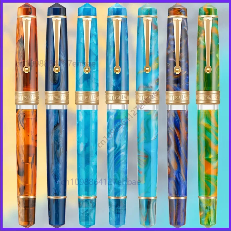 stylo-plume-asvine-p20-lisse-avec-remplisseur-a-piston-en-acrylique-motifs-ef-f-m-elegants-pointe-avec-clip-dore-pour-l'ecriture