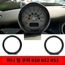 Gloss Black Interior Front Tachometer Cover Sticker  For Mini Cooper R50 R52 R53 Car-Styling Auto Interior Accessories