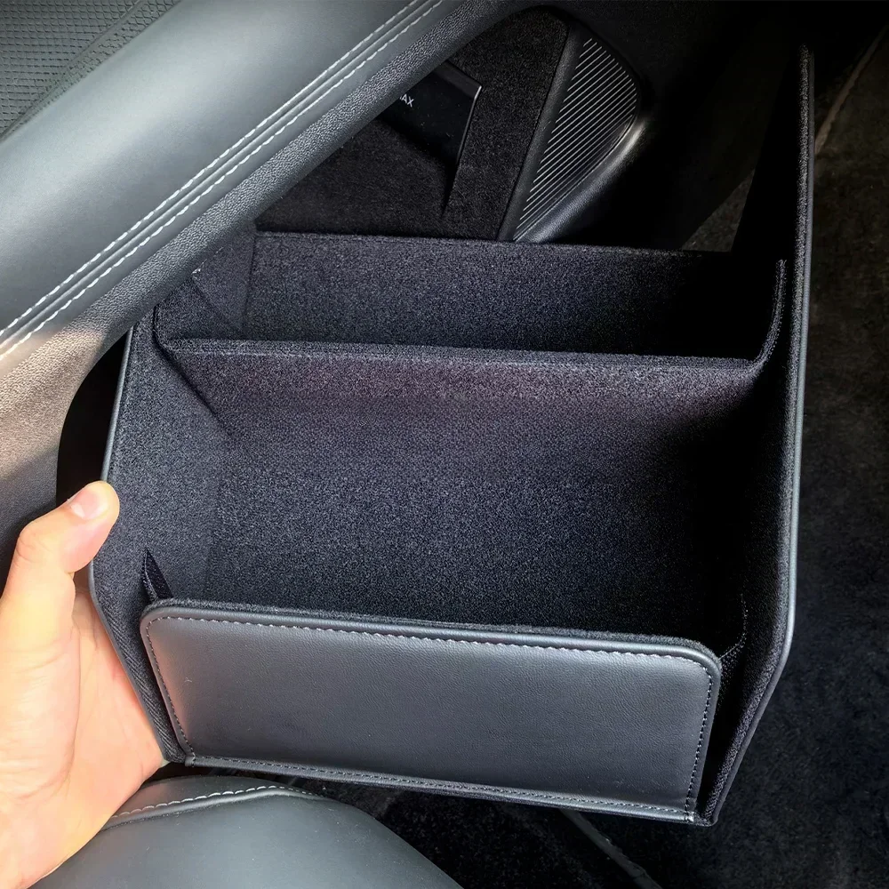 New Car Lower Central Console Storage Box Organizer Holder Case Auto Interior Accessories For Xpeng G6  PU Leather