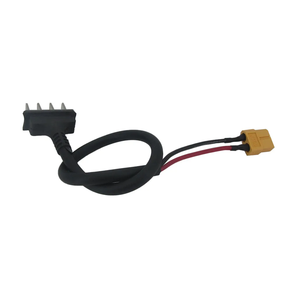 1pcs Silver Fish Battery Discharge Connector 4PIN To XT60 Female 30CM Length Can Be Customized