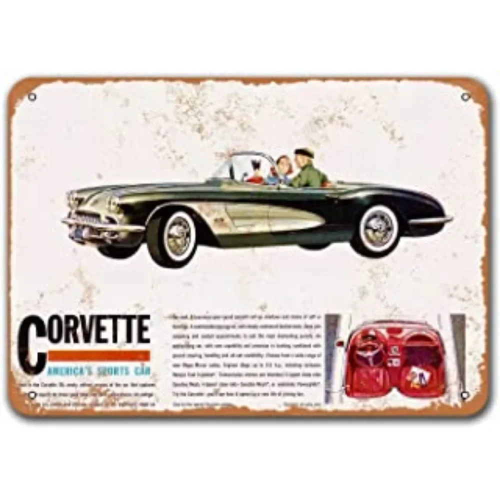 Metal Tin Sign Poster Wall Plaque    Austin Mini Cooper s Garage Tin Plate Sign