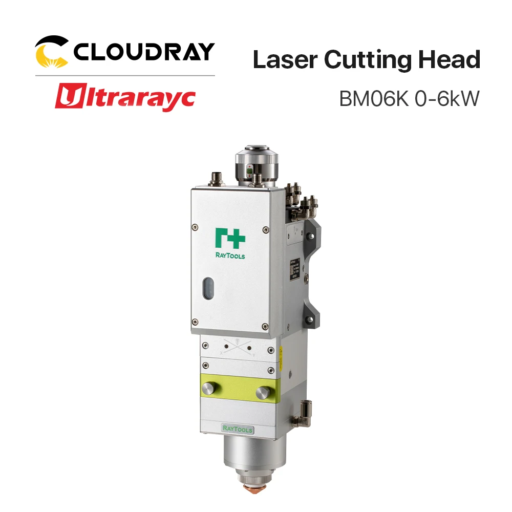 

Ultrarayc BM06K Raytools Laser Cutting Head 0-6kw with QBH Interface Analog/ Pulse/ EtherCAT Autofocus Replace for BM114 BM115