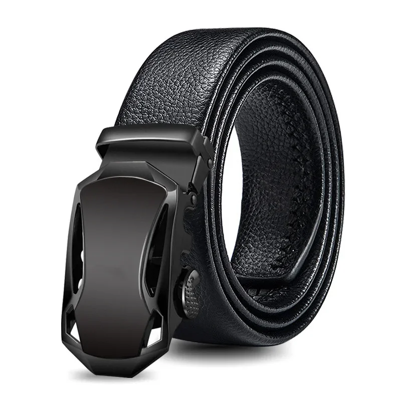 

Belt Male Men's belt Genuine Leather Strap luxury Automatic Buckle Belts For Men Belts Cummerbunds cinturon hombre